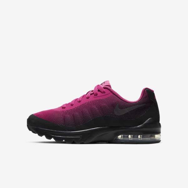 Trampki Dziecięce Nike Air Max Invigor Older Czarne Szare | NK124ANS