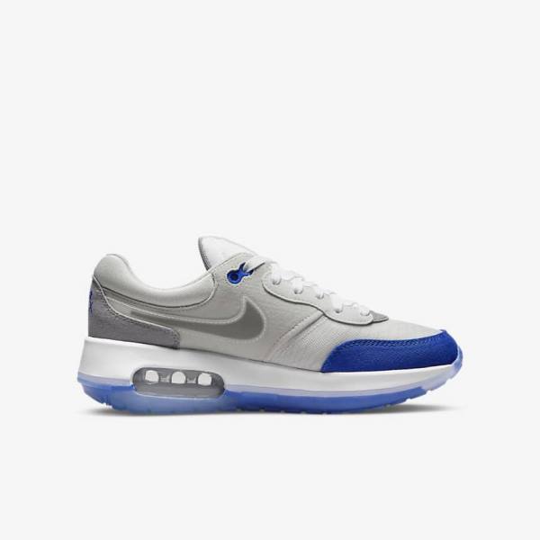 Trampki Dziecięce Nike Air Max Motif Older Królewski Niebieski Szare Czarne | NK201DGH