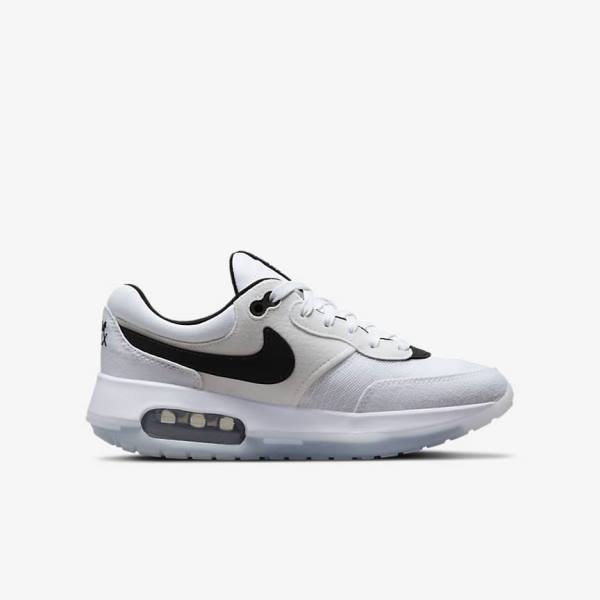 Trampki Dziecięce Nike Air Max Motif Older Białe Czarne | NK962AYI