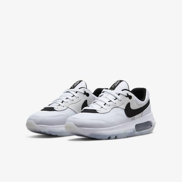 Trampki Dziecięce Nike Air Max Motif Older Białe Czarne | NK962AYI