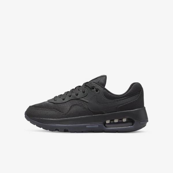 Trampki Dziecięce Nike Air Max Motif Older Czarne Ciemny Szare | NK970CUH