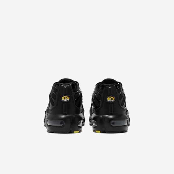 Trampki Dziecięce Nike Air Max Plus Older Czarne | NK419QBC