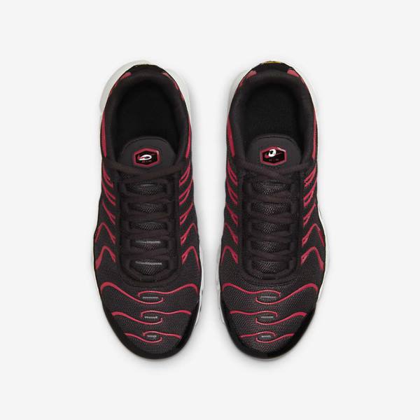 Trampki Dziecięce Nike Air Max Plus Older Szare Czerwone Białe Czarne | NK527XMN