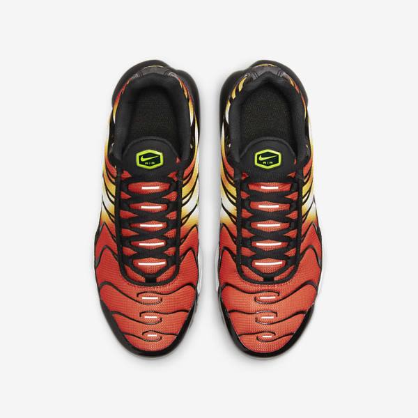 Trampki Dziecięce Nike Air Max Plus Older Pomarańczowe Złote Czarne | NK704NLC