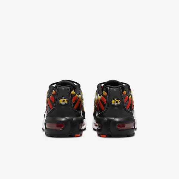 Trampki Dziecięce Nike Air Max Plus Older Pomarańczowe Złote Czarne | NK704NLC