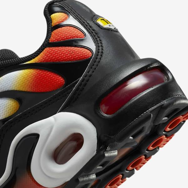 Trampki Dziecięce Nike Air Max Plus Older Pomarańczowe Złote Czarne | NK704NLC