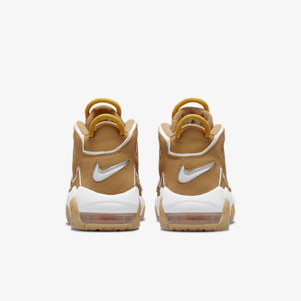 Trampki Dziecięce Nike Air More Uptempo Older Brązowe Głęboka Brązowe Białe | NK801GJO