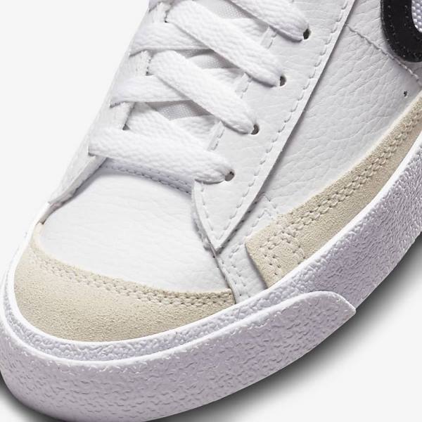 Trampki Dziecięce Nike Blazer Older Białe Czarne | NK857OAZ