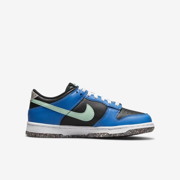 Trampki Dziecięce Nike Dunk Low SE Older Czarne Głęboka Niebieskie Różowe Mięta | NK731EIR