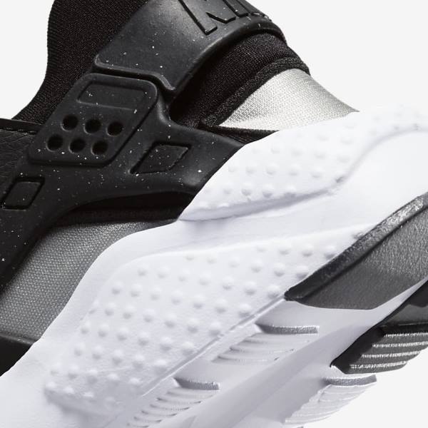 Trampki Dziecięce Nike Huarache Run Older Czarne Szare Białe Czerwone | NK184DBR