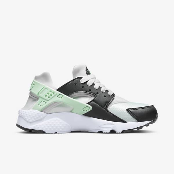 Trampki Dziecięce Nike Huarache Run Older Białe Mięta | NK532LBC