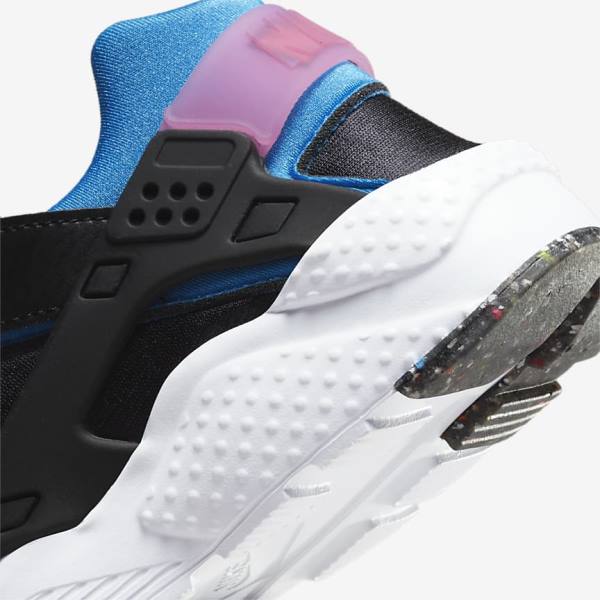 Trampki Dziecięce Nike Huarache Run Older Czarne Głęboka Niebieskie Różowe Mięta | NK601WSC