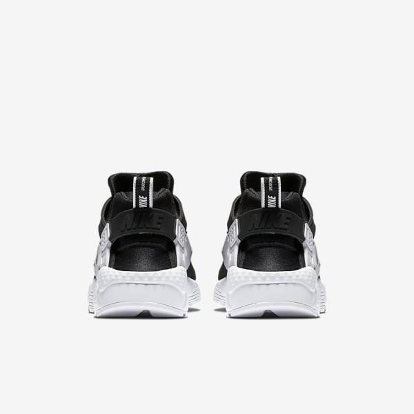 Trampki Dziecięce Nike Huarache SE Older Czarne Białe | NK037XFB