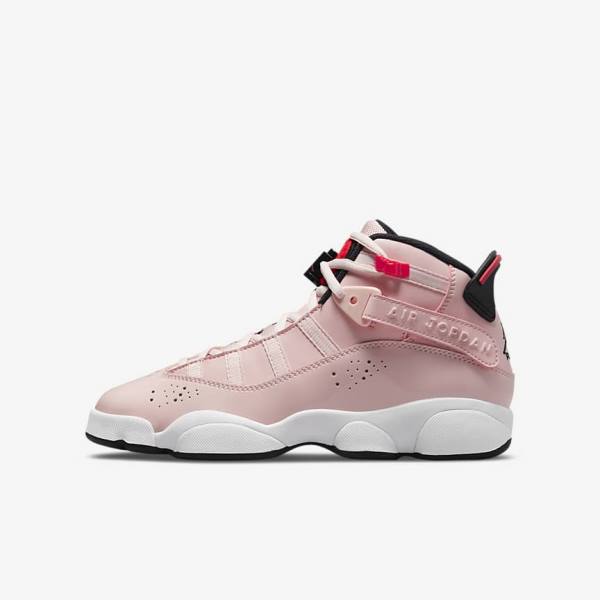 Trampki Dziecięce Nike Jordan 6 Rings Older Czarne Białe | NK534YQR