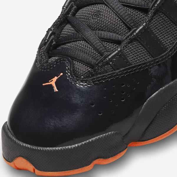 Trampki Dziecięce Nike Jordan 6 Rings Older Czarne | NK970TRV