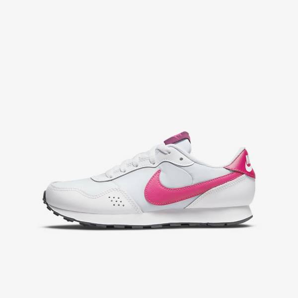 Trampki Dziecięce Nike MD Valiant Older Platyna Ciemny Szare Różowe | NK691LPM