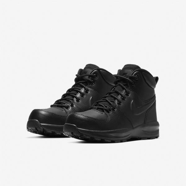 Trampki Dziecięce Nike Manoa LTR Older Boot Czarne | NK184WRA