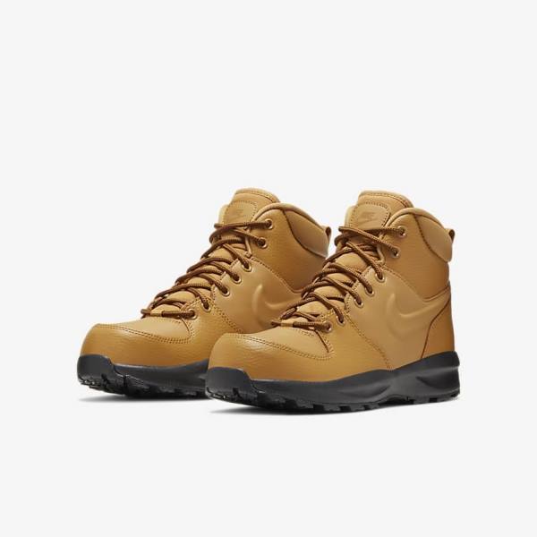 Trampki Dziecięce Nike Manoa LTR Older Boot Brązowe Czarne | NK264SOH