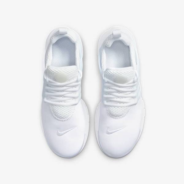 Trampki Dziecięce Nike Presto Older Białe Platyna Białe | NK173FVC