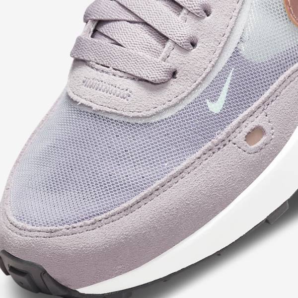 Trampki Dziecięce Nike Waffle One Older Białe Szare Metal Czerwone Brązowe | NK015WJC