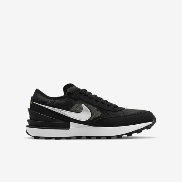 Trampki Dziecięce Nike Waffle One Older Ciemny Szare Czarne Zielone | NK874UNY