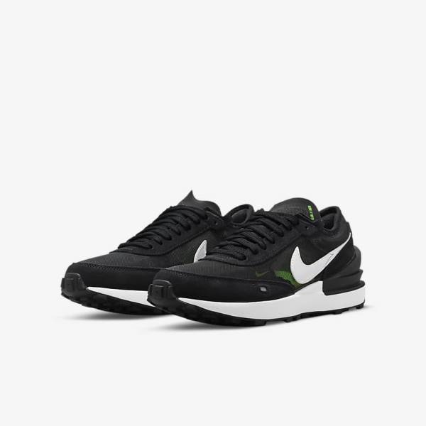 Trampki Dziecięce Nike Waffle One Older Ciemny Szare Czarne Zielone | NK874UNY