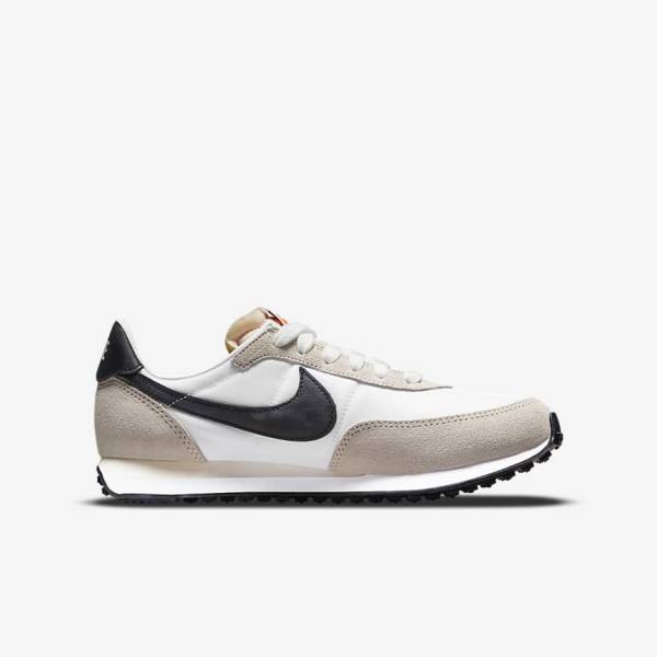 Trampki Dziecięce Nike Waffle Trainer 2 Older Białe Czarne | NK678CAS