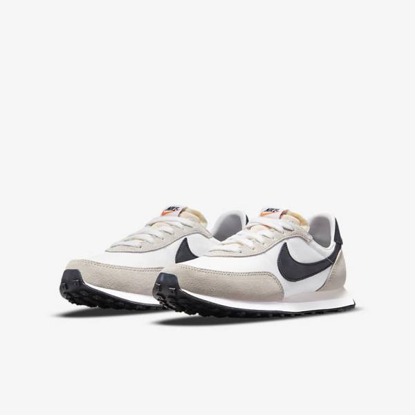 Trampki Dziecięce Nike Waffle Trainer 2 Older Białe Czarne | NK678CAS