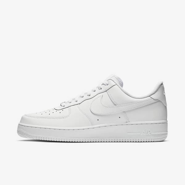 Trampki Męskie Nike Air Force 1 07 Białe | NK012GKL