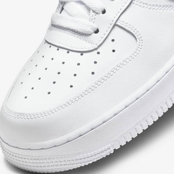 Trampki Męskie Nike Air Force 1 07 Białe Królewski Niebieski | NK317DQP