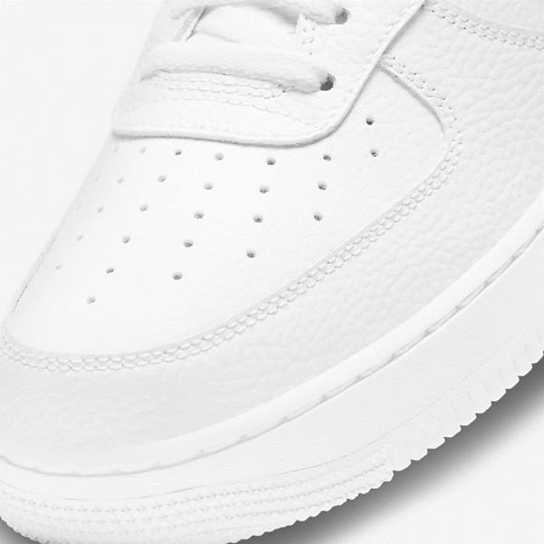 Trampki Męskie Nike Air Force 1 07 Białe Czarne | NK804COZ