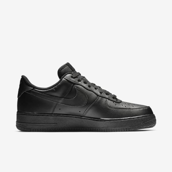 Trampki Męskie Nike Air Force 1 07 Czarne | NK817KYG