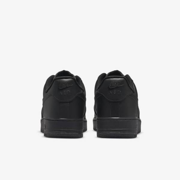 Trampki Męskie Nike Air Force 1 07 Czarne | NK817KYG