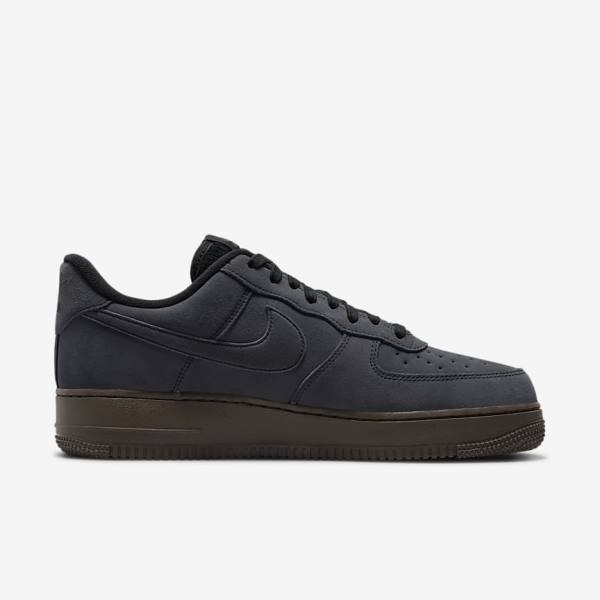 Trampki Męskie Nike Air Force 1 Białe Ciemny Czekolada | NK591DQX