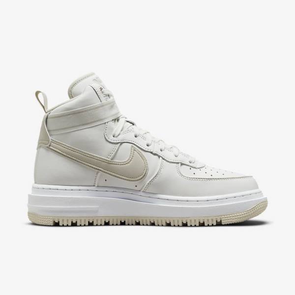 Trampki Męskie Nike Air Force 1 Boot Białe Głęboka Beżowe | NK297UWC