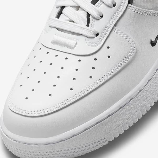 Trampki Męskie Nike Air Force 1 React Białe Głęboka Niebieskie Królewski Niebieski Niebieskie Białe | NK261UYR