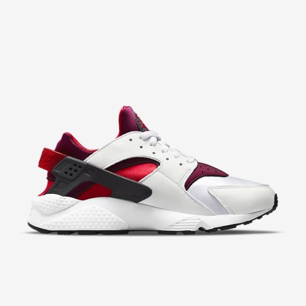 Trampki Męskie Nike Air Huarache Białe Czerwone Czarne Czerwone | NK831STR