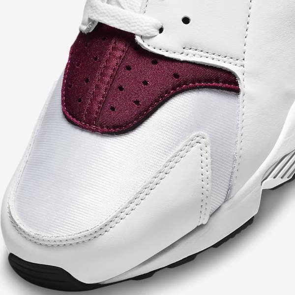 Trampki Męskie Nike Air Huarache Białe Czerwone Czarne Czerwone | NK831STR