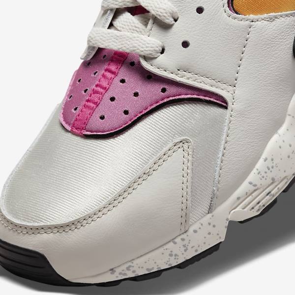 Trampki Męskie Nike Air Huarache Głęboka Beżowe Złote Czarne Różowe | NK870HVB