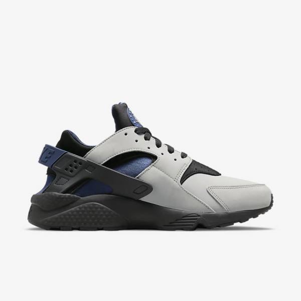 Trampki Męskie Nike Air Huarache LE Szare Czarne Granatowe | NK629YEM