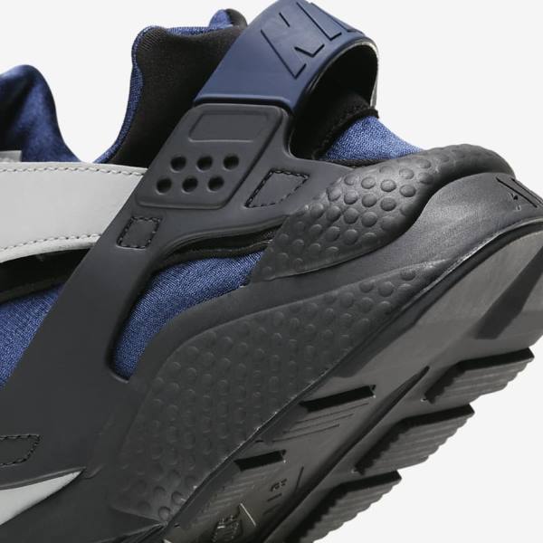 Trampki Męskie Nike Air Huarache LE Szare Czarne Granatowe | NK629YEM