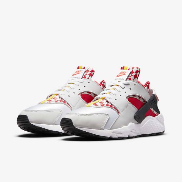 Trampki Męskie Nike Air Huarache Premium Liverpool F.C. Białe Żółte Czerwone | NK507ALM