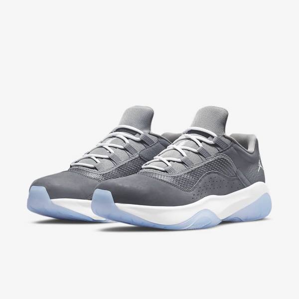 Trampki Męskie Nike Air Jordan 11 CMFT Low Szare Białe | NK238CME