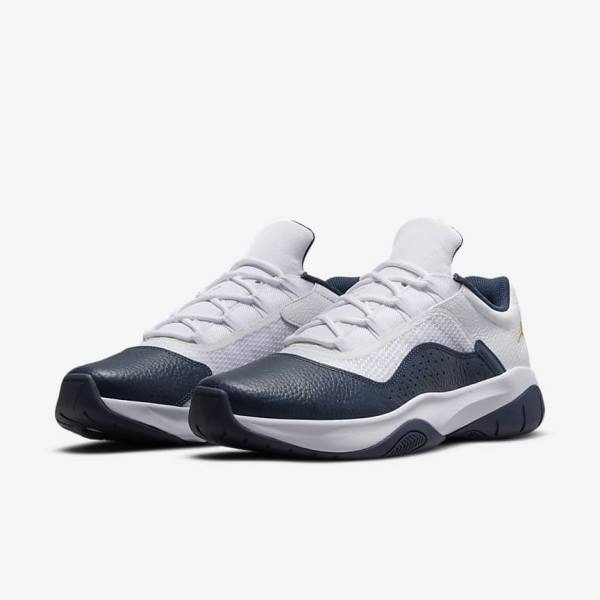 Trampki Męskie Nike Air Jordan 11 CMFT Low Białe Granatowe | NK486XSE