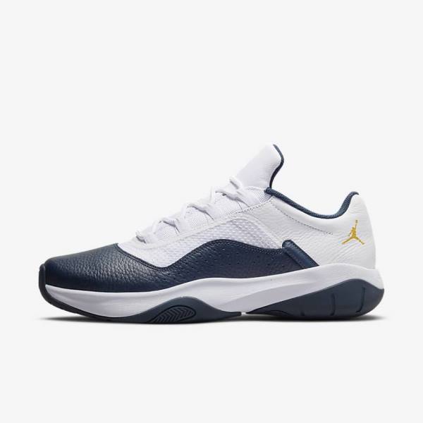 Trampki Męskie Nike Air Jordan 11 CMFT Low Białe Granatowe | NK486XSE