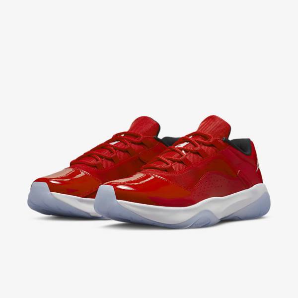 Trampki Męskie Nike Air Jordan 11 CMFT Low Czerwone Czarne Białe | NK736DGJ