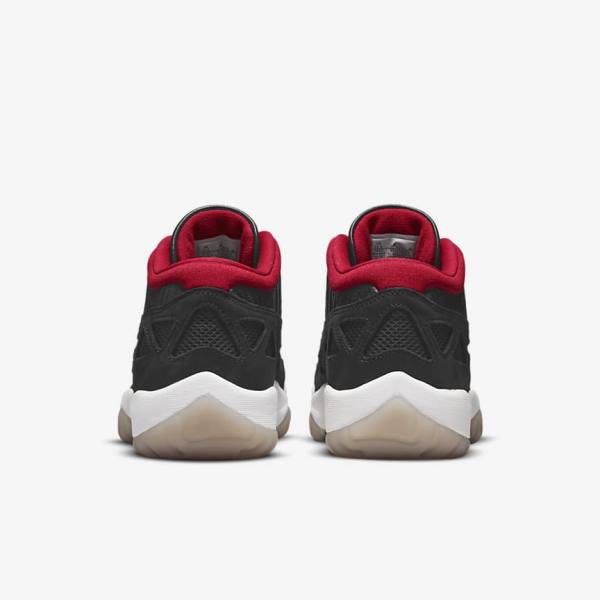 Trampki Męskie Nike Air Jordan 11 Retro Low IE Czarne Kolorowe Czerwone | NK375KMY