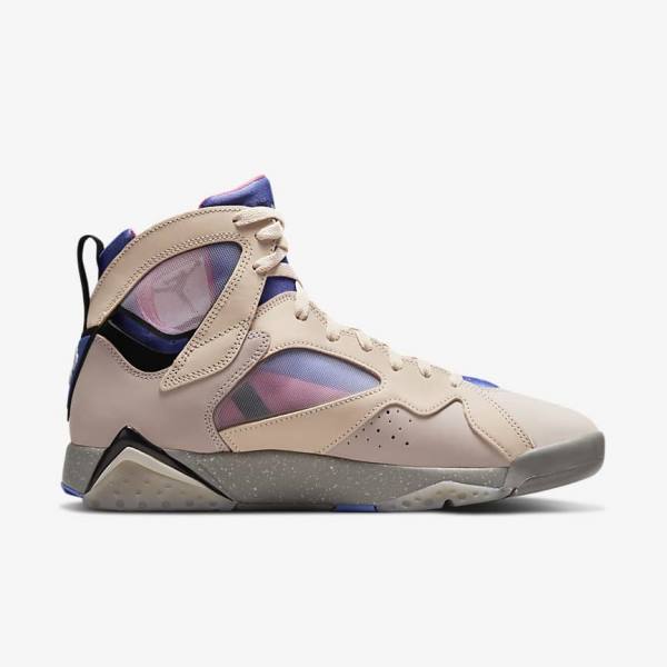 Trampki Męskie Nike Air Jordan 7 Retro SE Niebieskie Czarne | NK372ELR