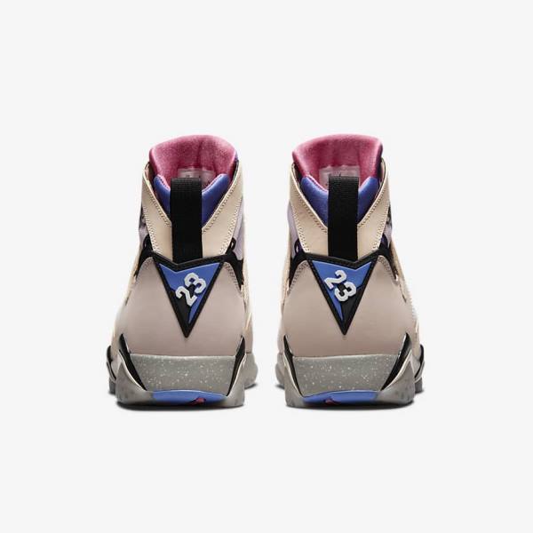 Trampki Męskie Nike Air Jordan 7 Retro SE Niebieskie Czarne | NK372ELR