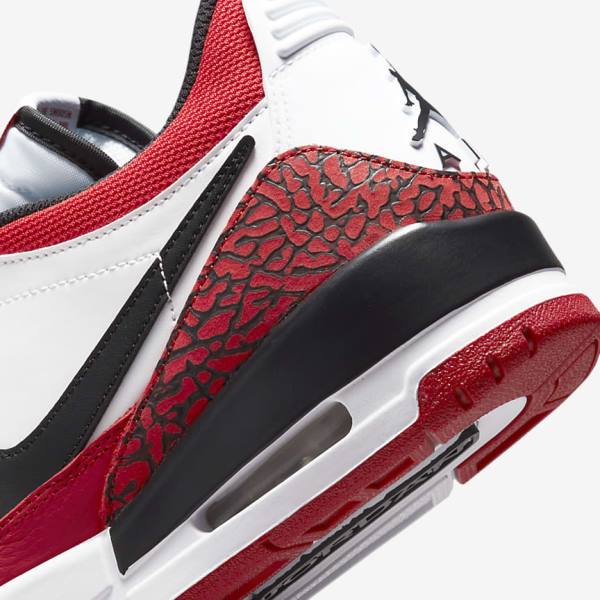 Trampki Męskie Nike Air Jordan Legacy 312 Low Białe Czerwone Czarne | NK419EDL